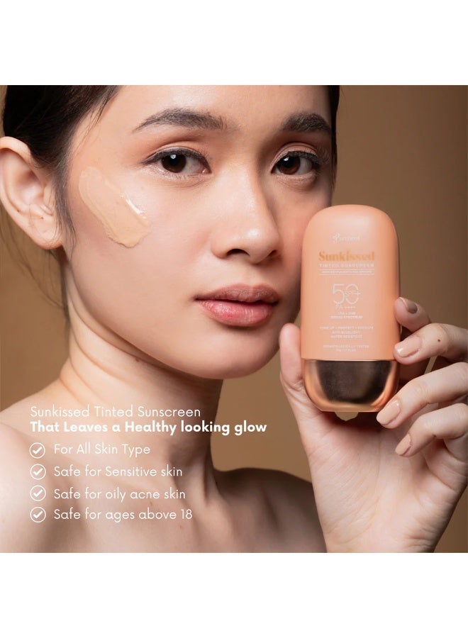 Barefaced Sunkissed Tinted Sunscreen SPF 50 PA ++++ 50g - Image 3